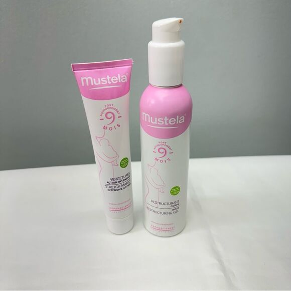 Mustela Post-Partum Body Gel and Lotion Stretch Marks and Restructuring Gel - Picture 1 of 8